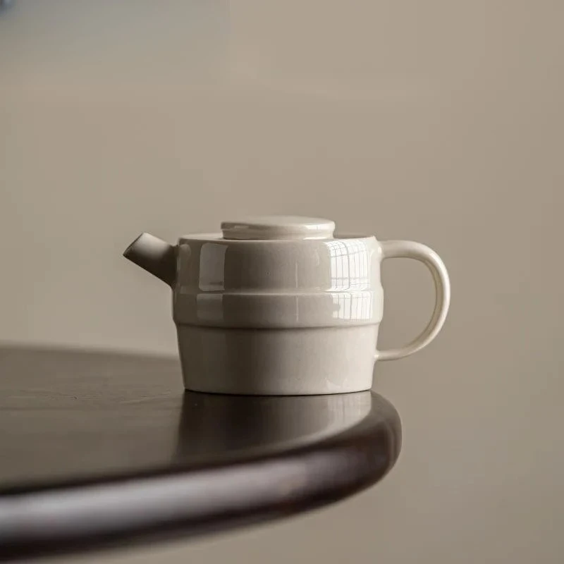 

80 мл китайская трава, дерево, ясень, керамический чайник, бутик, бамбуковый шарнирный горшок, чайник, маленький чайник, посуда Dahongpao, принадлежности для рукоделия