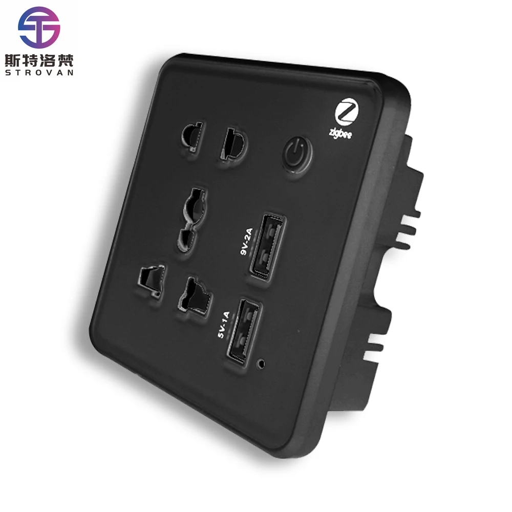 

STLF Smart Home WiFi 13A Outlet Tuya Universal Power Wall Socket with USB