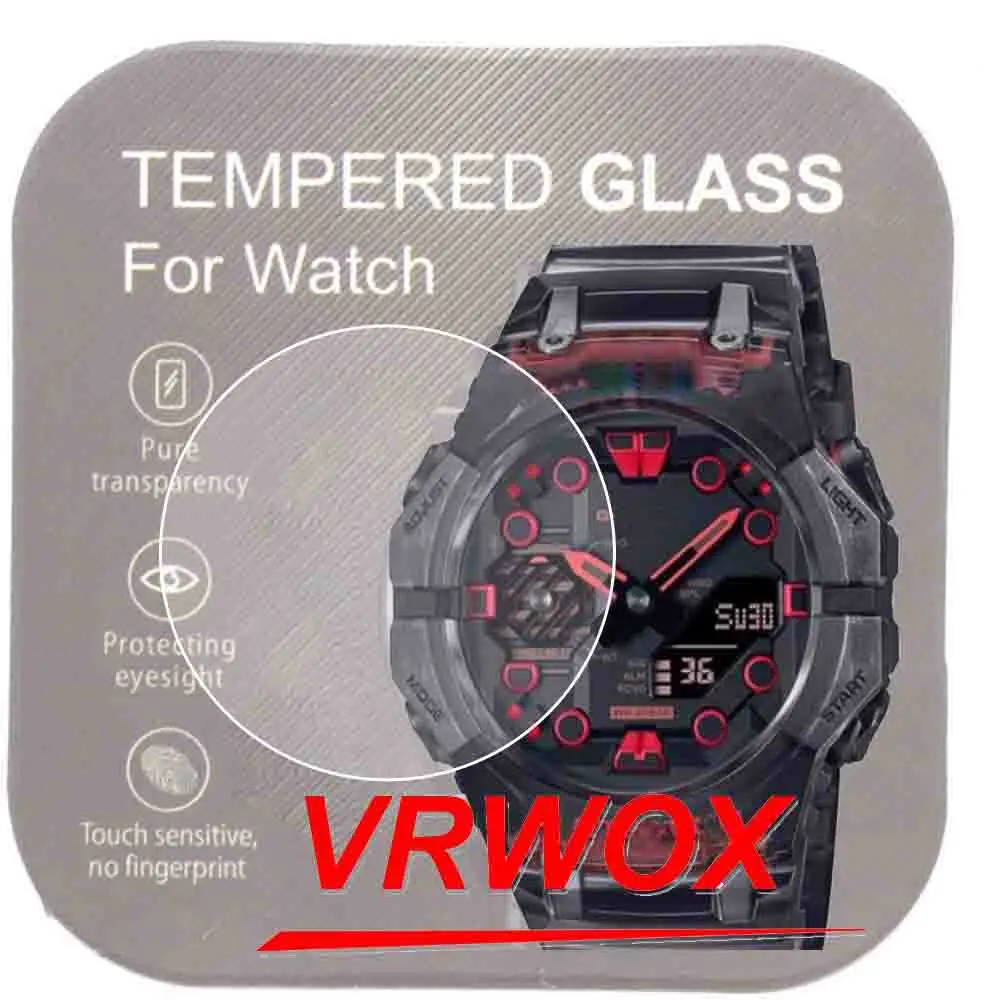 3Pcs Glass For GA-B001 GM-B2100 GA-2100 GA-2000  GA-2200 GWG-2000 GM-2140 GM-2100 GBD GSW-H1000 watch Tempered Screen Protector