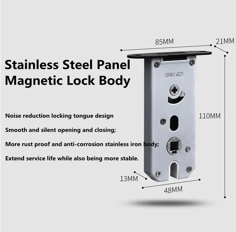 Imagem -03 - Cobre Puro Interior Door Lock Todo o Cobre Handle Quarto Sucção Magnética Quiet Silent Minimalista