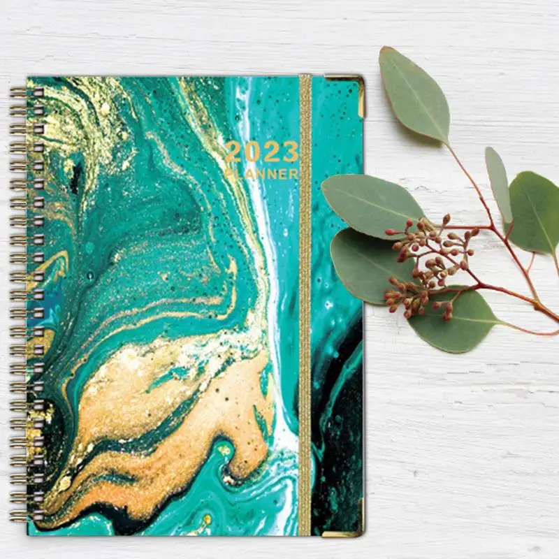 To Do List Bloc de notas 2023 planificador mensual semanal 8,54x6,22 pulgadas Agenda completa en inglés organizador para planificación y programación diaria