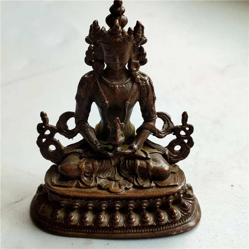 

Copper handicrafts, small bronze Buddha statues, 271330, a masterpiece of the old way