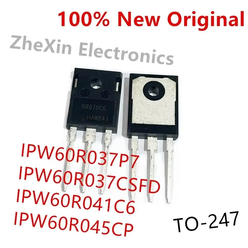 5PCS/Lot   IPW60R037P7  60R037P7 、IPW60R037CSFD  60R037CS 、IPW60R041C6  6R041C6 、IPW60R045CP  6R045  New Power Transistor