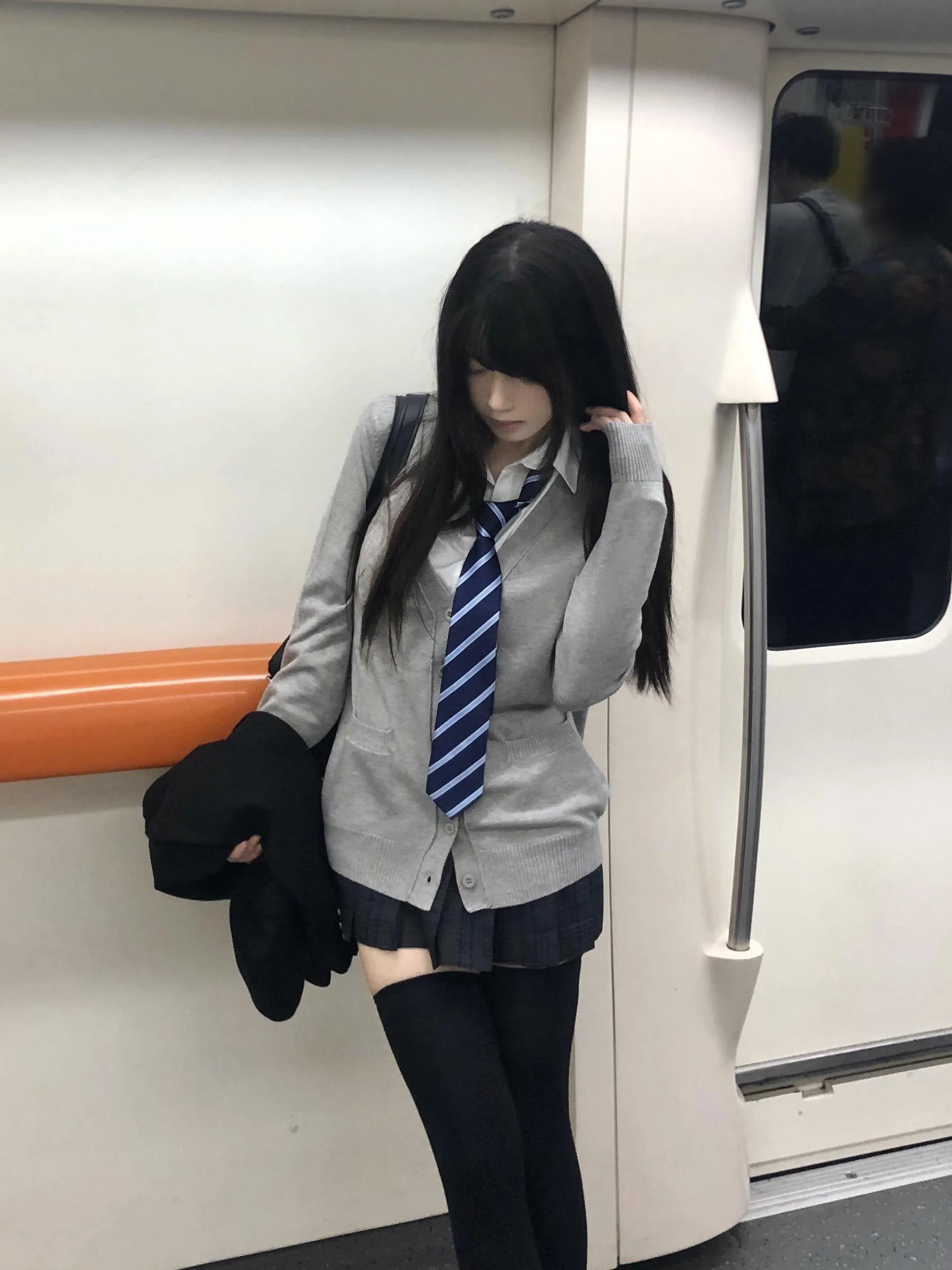 

Japanese Sle Original JK Plaid Pleated Skirt Long Sve Knitted Cardigan Women's Set Warm Winter Faion College Sle