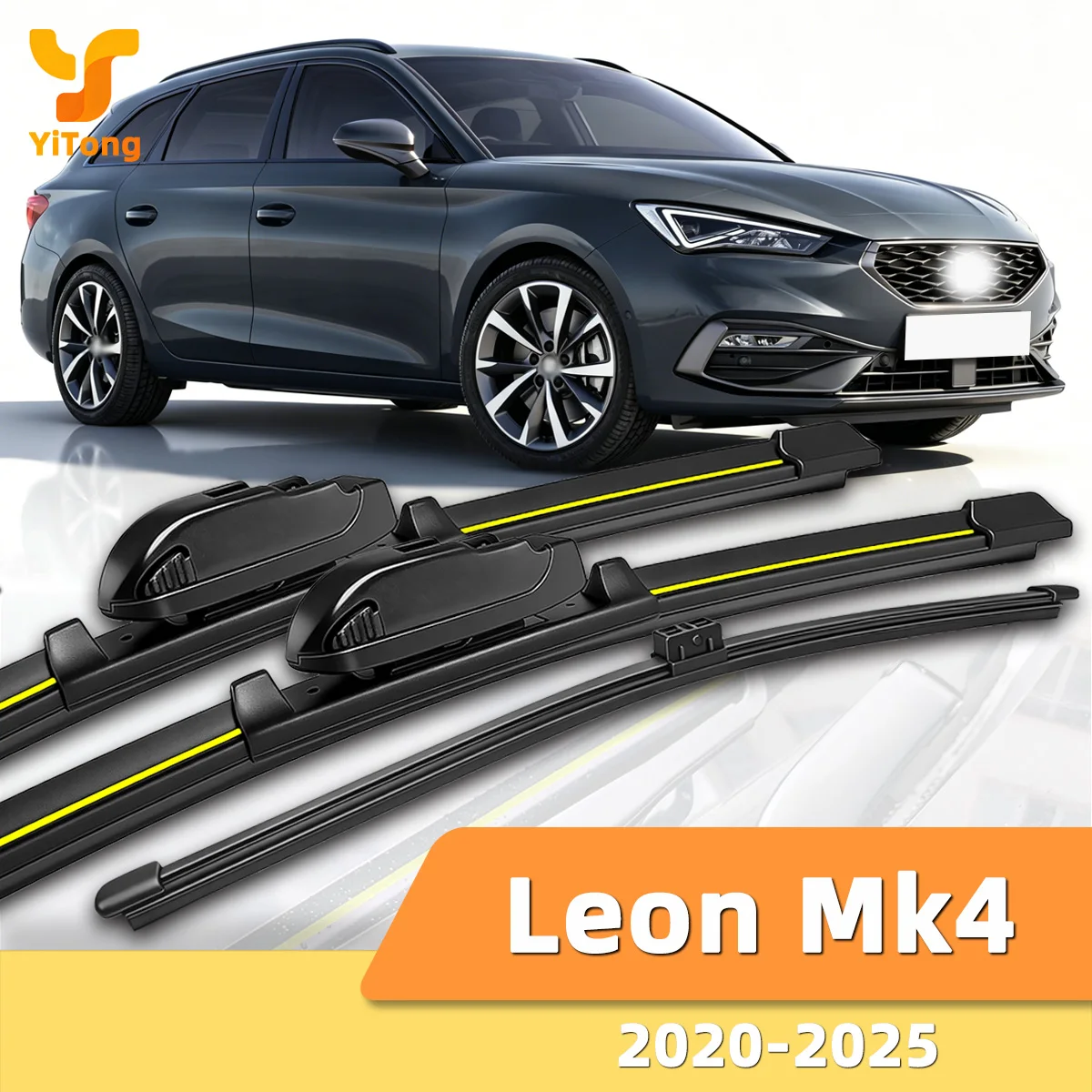 

Suitable For Seat Leon Mk4 2020-2025 Front And Rear Windshield Wipers Durable Accessories For Car Windshields2021 2022 2023 2024