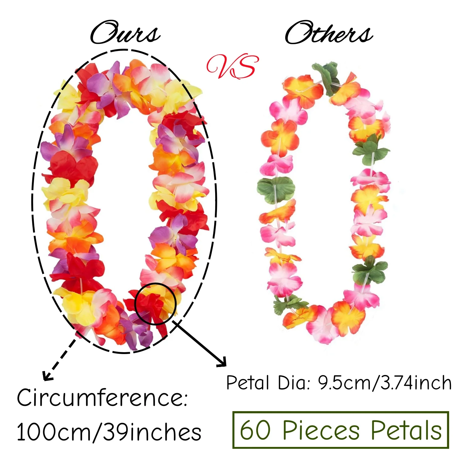 12-48 قطعة رشاقته هاواي ليس السائبة الاستوائية زهرة قلادة شاطئ هاواي لوا حفلة تفضل بركة تيكي حفلة عيد ميلاد لوازم