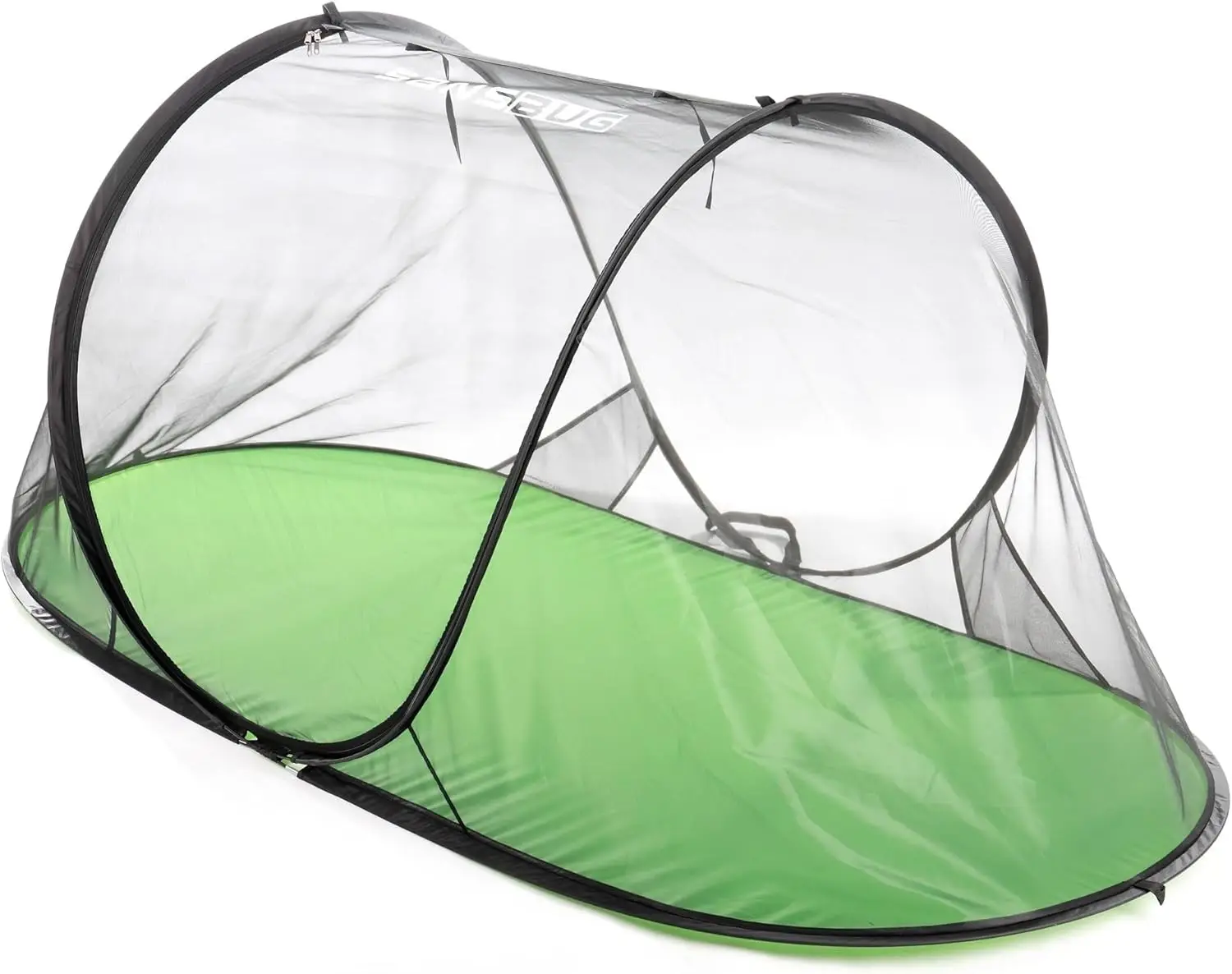 

Instant Pop Up Bug Tent for One Person - Strong No-See-um Mesh, Poly Floor