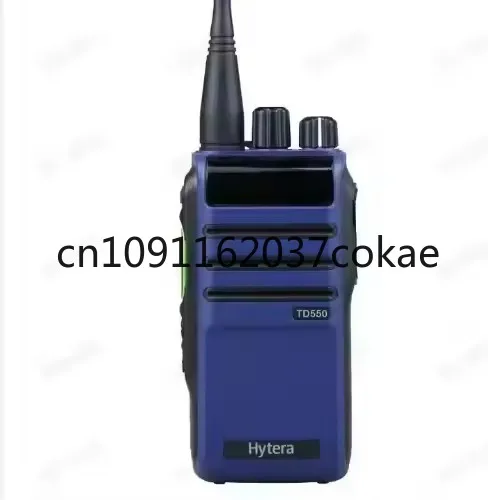 

TD550 TD55X Аналоговая/цифровая беспроводная функция записи высокой мощности DMO True 2-слотовая уличная СИНЯЯ портативная рация 12 месяцев