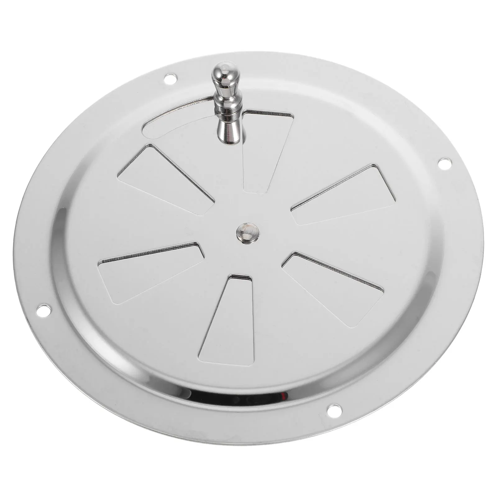

Stainless Steel Ventilation Panel Round Adjustable Air Vents for Boat Marine Cabin Door Exhaust Grille Louvered