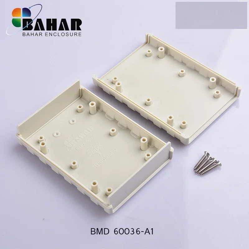 Bahar Enclosure Desk-Top ABS Plastic Shell for Electronics Model BMD 60036 Plastic enclosure housing ABS Desktop Instrument Box