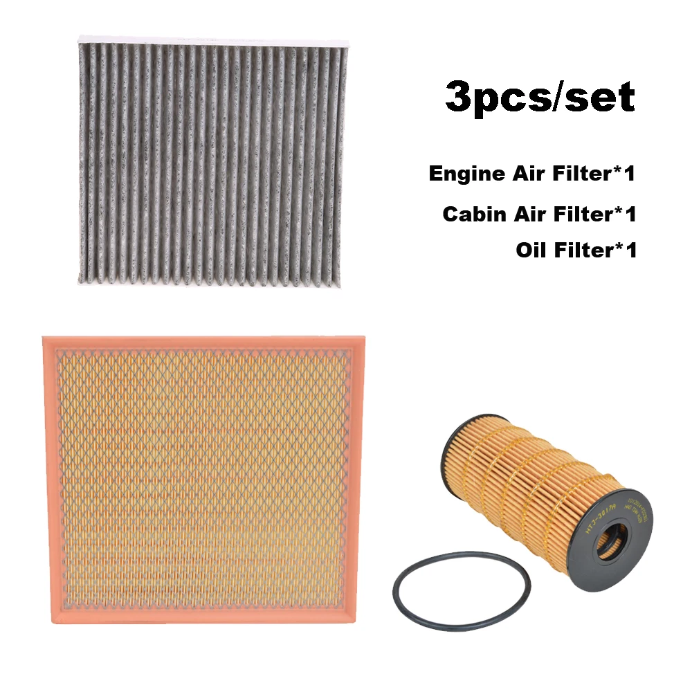 3pcs Filter Set For DFM Dongfeng Rich 6 DF6 2.3TDI-Diesel 2022 2023 M9T60A Engine Cabin A/C Air Oil Filter Pickup Spare  Parts