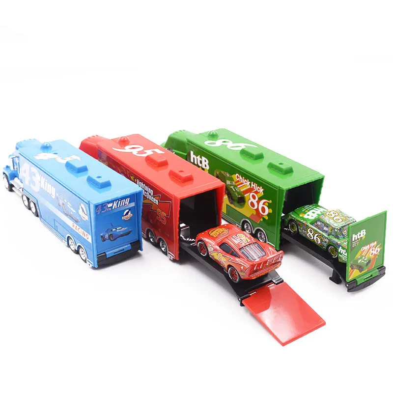 22pcs Disney Pixar Cars 3 Metal Diecast lightning McQueen Mater Champion Car Model Toy Gift Set Jackson Uncle Truck Boy Toys