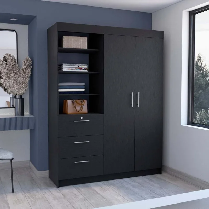 Organize Bedroom Wardrobes Wooden Elegant Nordic Luxury Cupboard Wardrobes Living Room Storage Roupeiro De Quarto Furniture Home