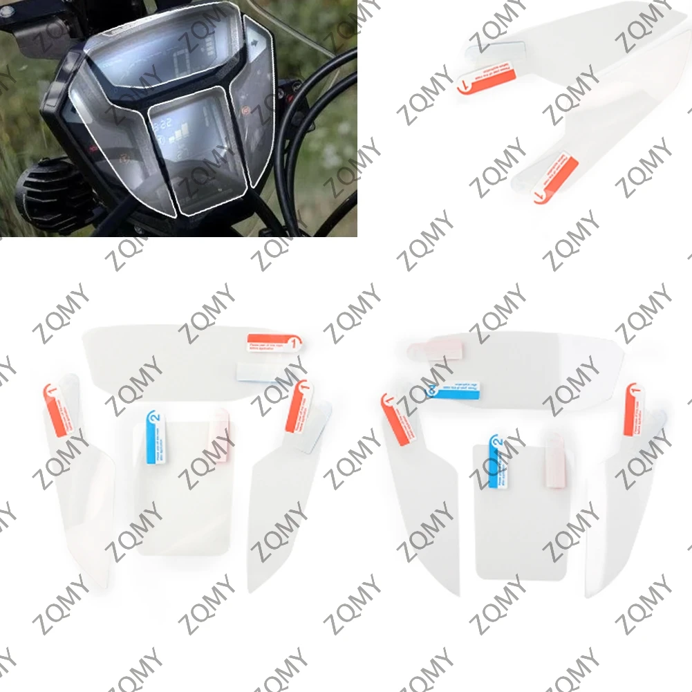 2 Sets Motorcycle Speedometer Scratch Screen Protector Dashboard Protection Film For Honda Africa Twin CRF1000L 2016-2017