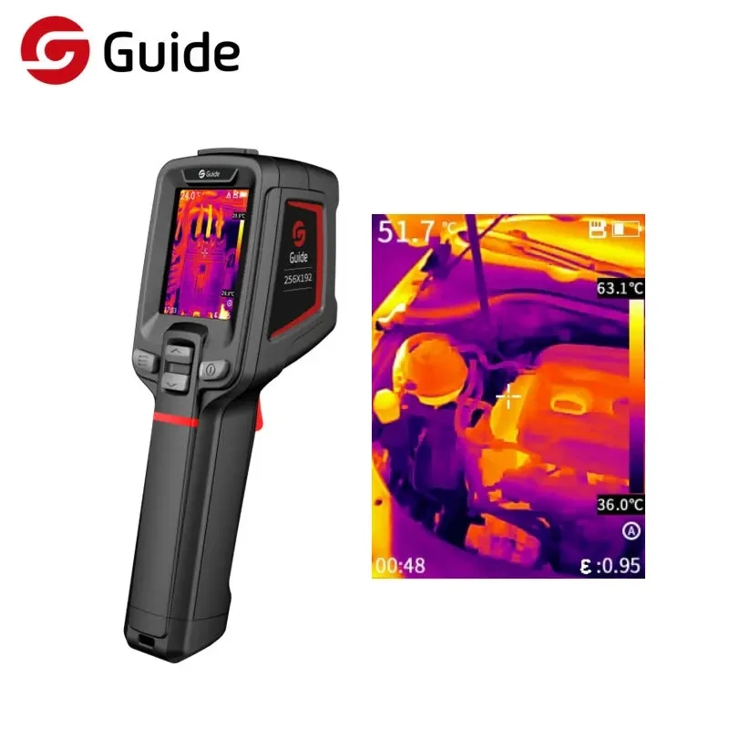 Low Power Consumption Heat Camera Full Screen Max/Min Temp Warning Infrared Thermal Imagining Camera Thermal Sensor