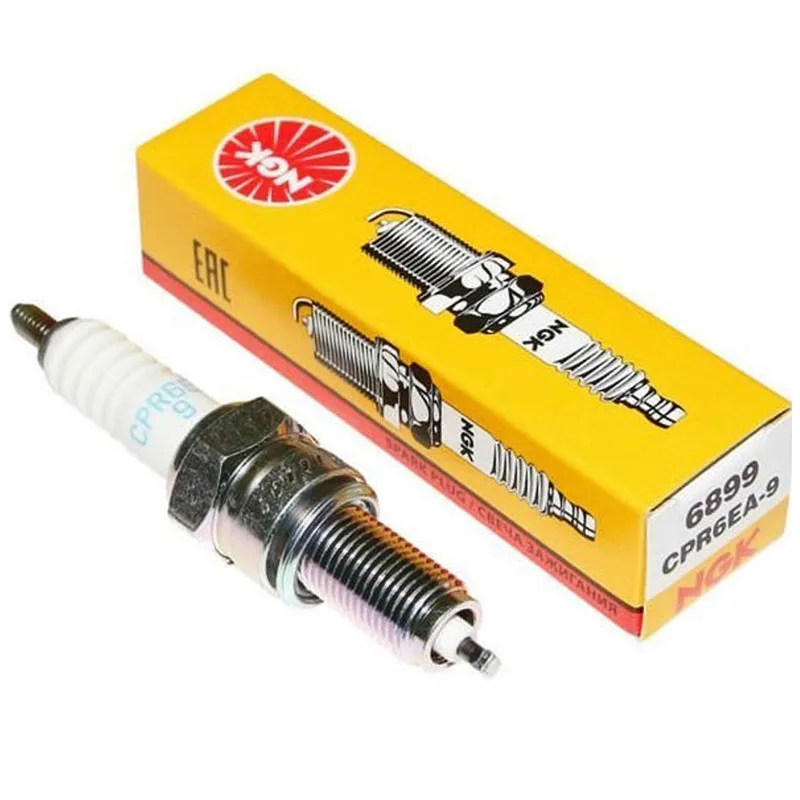 1/4/10Pcs NGK Motorcycle Spark Plug CPR6EA-9 6899 CPR6EA9 for HONDA SUZUKI GILERA PEUGEOT PIAGGIO GAUSS U20EPR9