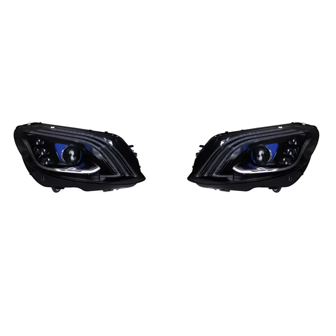 

For Mercedes-Benz C-Class W205 Maybach, LED headlights assembly with lens daytime running light streamer turn signal