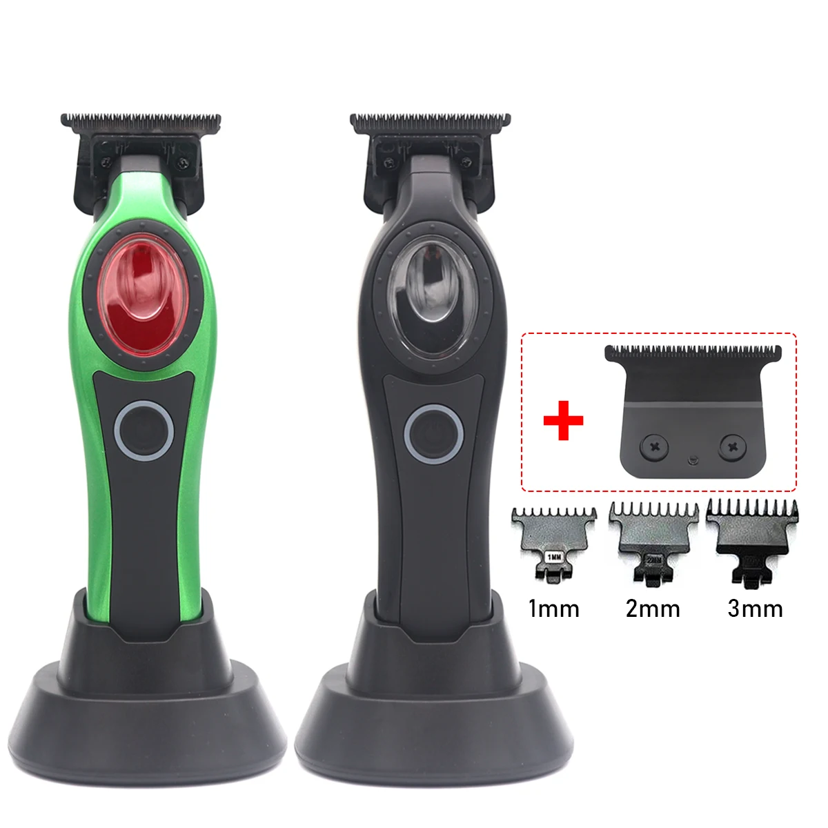 Hair Trimmer for Men DLC Blade Professional Barber Machines USB Base Charger Hair Cutting Machine T-Blade Finishing Machine