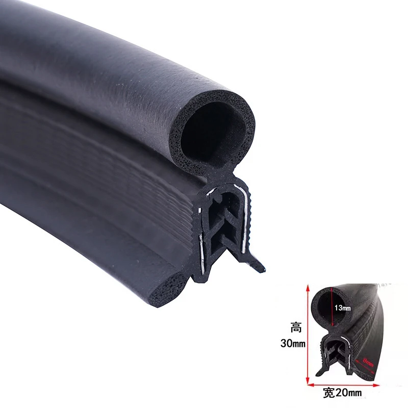 5M Gate Rubber Strip For Cabinet Doors Cabinet Door Auto Door Seal Car Rubber Door Seal Auto Tailgate Seal Kit Universal