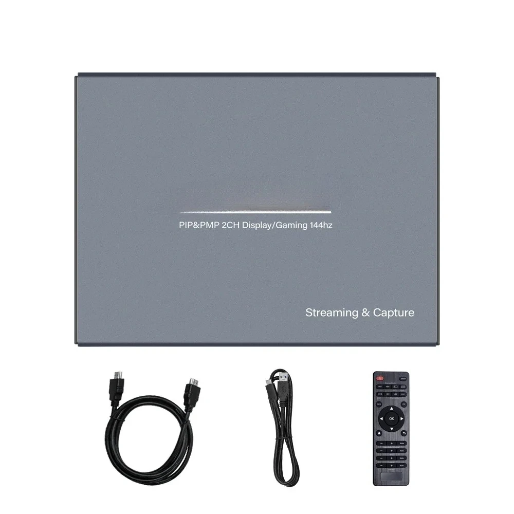 Dual-position video capture box guide Switch picture-in-picture Game LIVE Medical endoscope camera recording