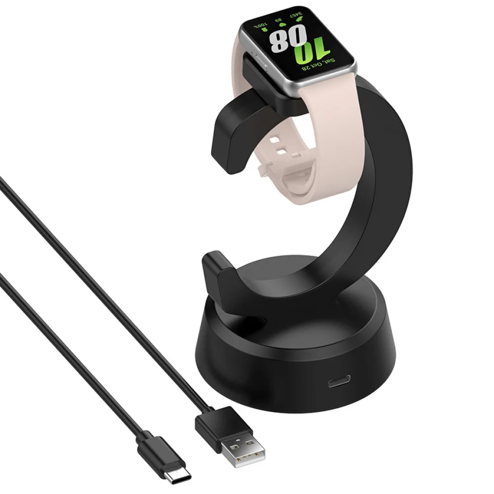 1個 5V 1A Type-C充電ドック 充電ホルダー Honor Watch Fit/Keep B5/B4 Lite/B4 Samsung Galaxy Fit3 OPPO Band 2対応