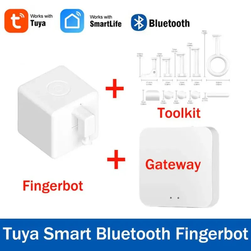 Tuya Bluetooth Mesh Smart Fingerbot Plus Switch Button Pusher Smart Life Switch Timer Voice Control Works With Alexa Google Home