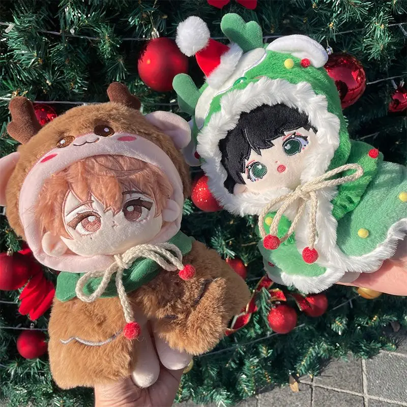20cm Cotton Doll Normal Body Christmas Series Cloak Clothes(Clothes only)