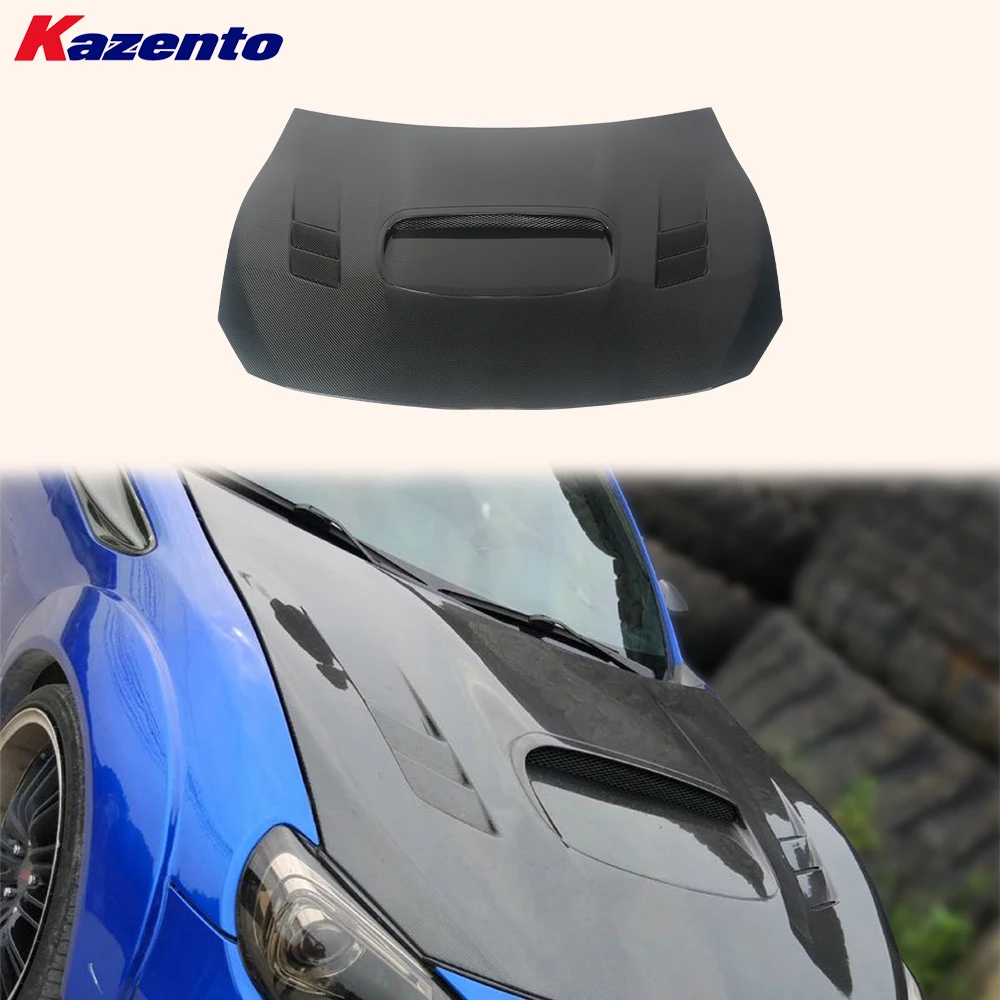 

For Toyota GT86 FT86 BRZ 12-20 Carbon KZ Style Front Vented Cooling Hood Bonnet