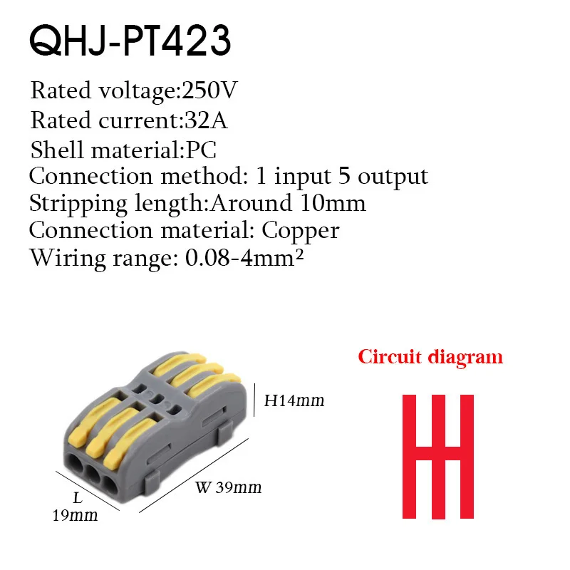Wire Electric Connector Splicing Led Strip Lighting Quick Connectors Universal Conductor Wiring Cable All lines Terminal Blocks