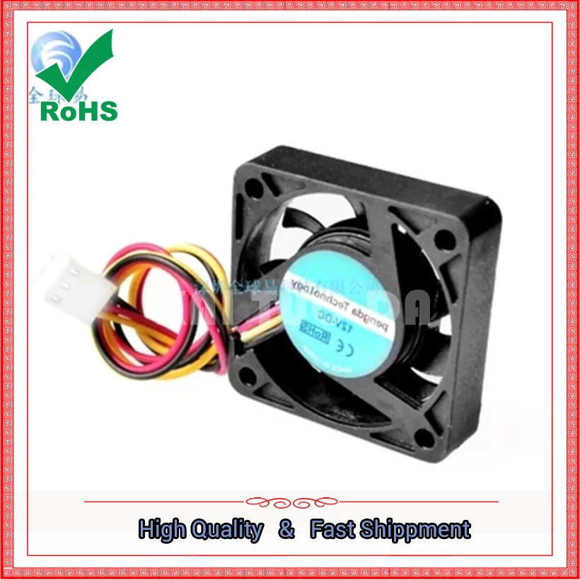 3d Printer Cooling Fan Extruder Cooling Small Fan Accessories 3 Lines 12V 0.12A Makerbot