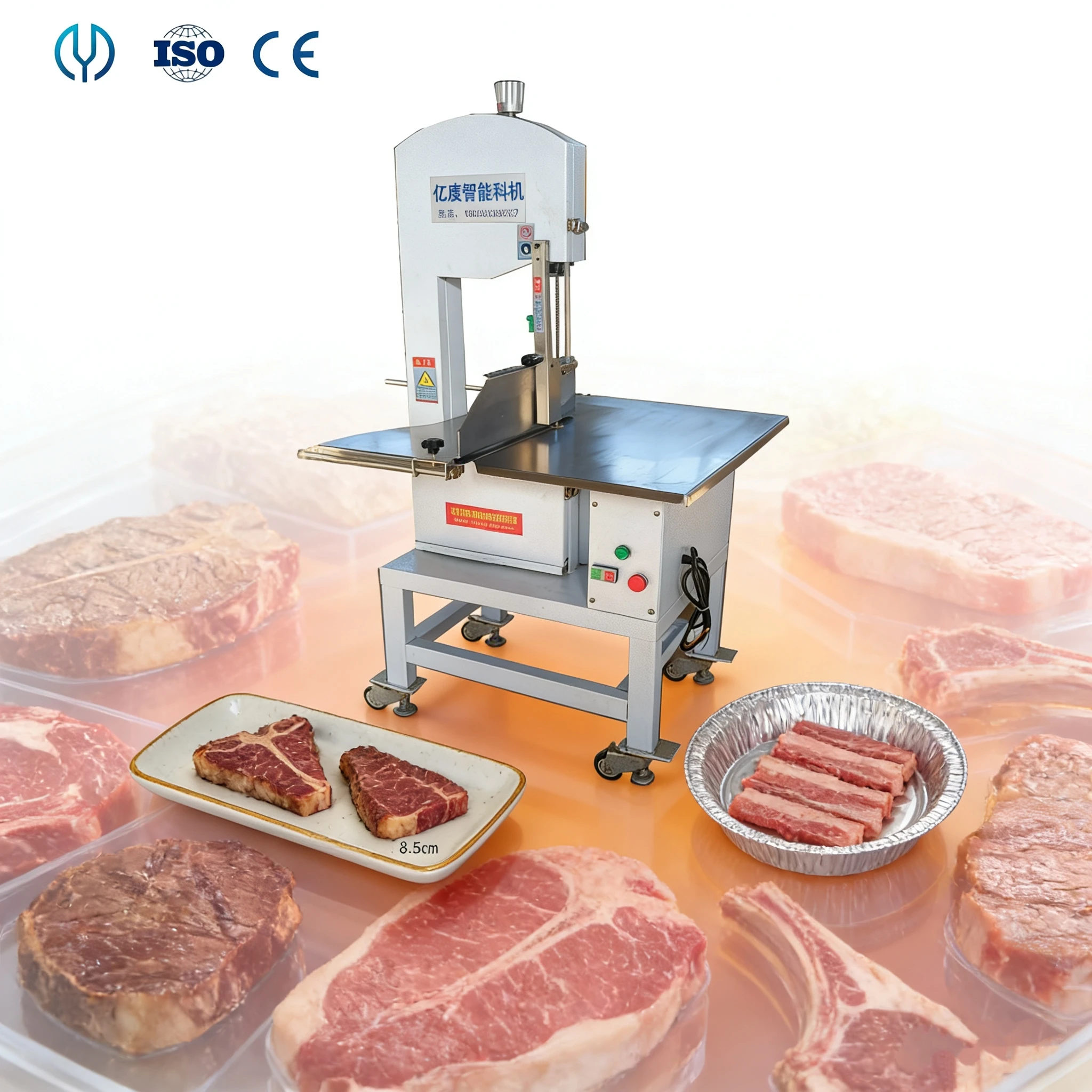 

Electric Meat Bone Cutter Frozen Fish Meat Saw Cutter Bone Cutting Machine Bone Pig Meat Chicken Cutter