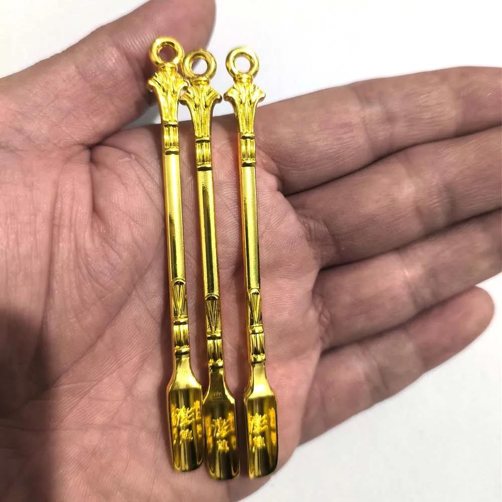 

3PCS 8cm mini spoon kitchen supplies and metal accessories