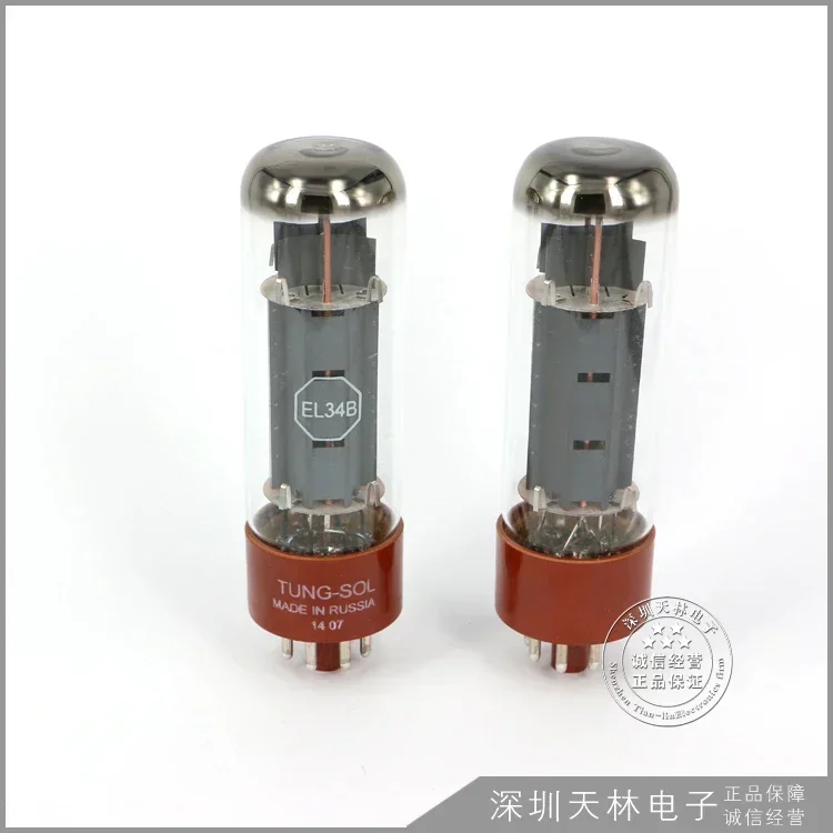 TUNG-SOL EL34 Electronic Tube Replacement 6CA7 6P3P 6L6 Vacuum Tube Original Factory Precision Matching for Amplifier