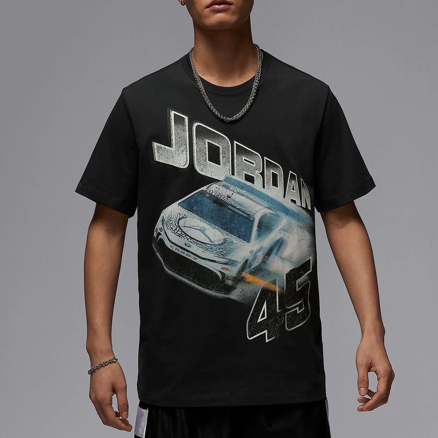 

Nike genuine JORDAN Men's Minimalist Daily Loose Graphic Short Sleeve IB7352-045