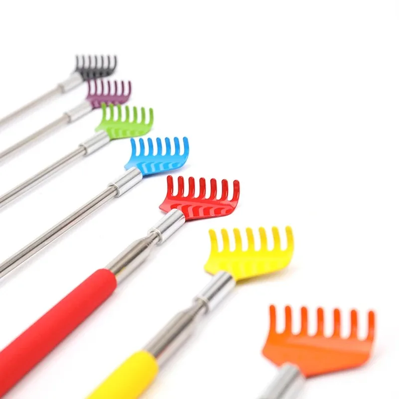 Телескопический скребок для спины, выдвижной массажный коготь для спины, скребок для массажа, расслабляющий скребок для спины, инструмент для снятия стрельбы