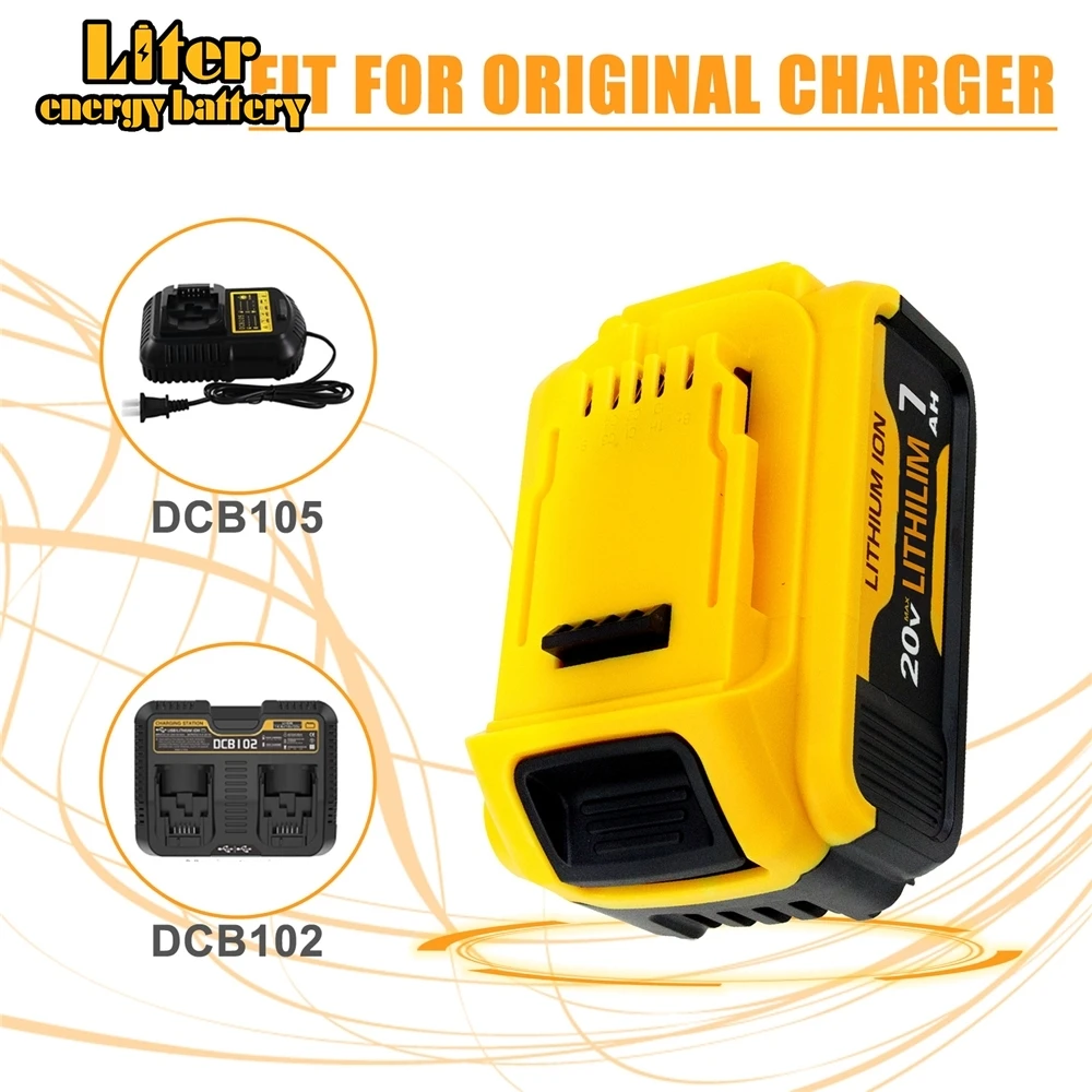 replacement 18v 20v dewalts lithium ion rechargeable battery pack 3ah 4ah 5ah 6ah for power tool cordless drill combo kit