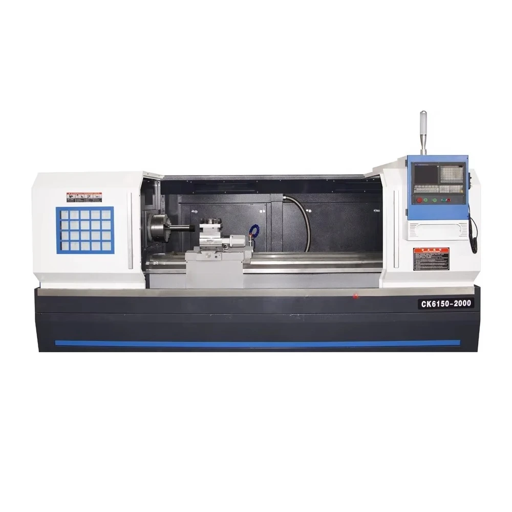 China numerical control lathe CK6150 price 6160 flat bed numerical control lathe