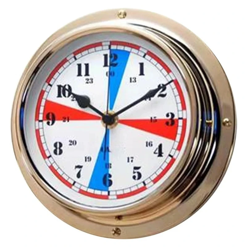 370201 Marine Quartz Clock Chime Marine Chronograph Boat Clock, Yacht with Boat Quiet Zone