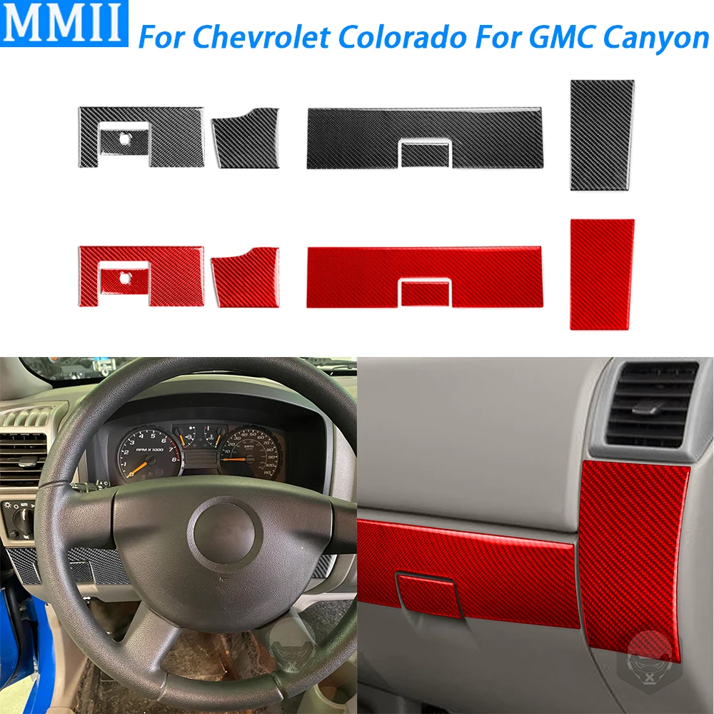 

Для Chevrolet Colorado для GMC Canyon 2004-2012 углеродное волокно, центральная консоль, набор отделки панели приборной панели, автомобильные аксессуары, наклейка