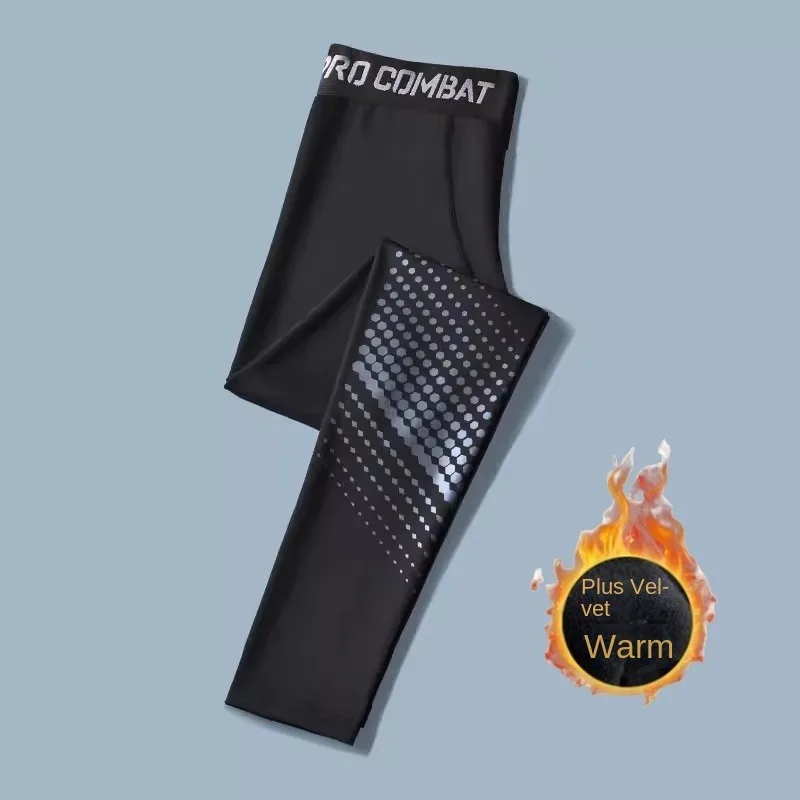 Tight pants for men, sports leggings, basketball, high elasticity, fast drying, yoga, running, long pants, training, fitness, le