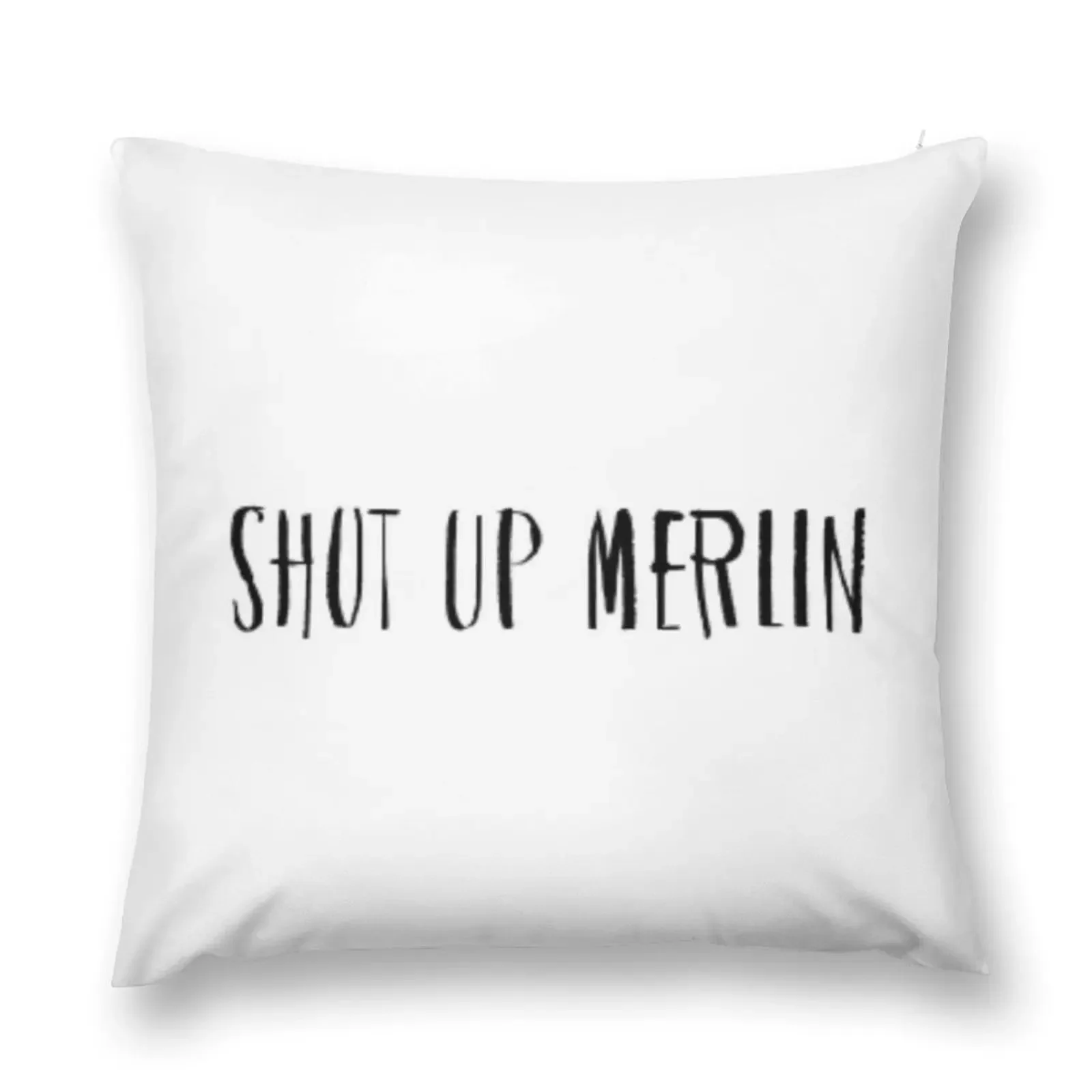 

Shut Up, Merlin Throw Pillow christmas pillow case sleeping pillows Marble Cushion Cover Couch Pillows pillow