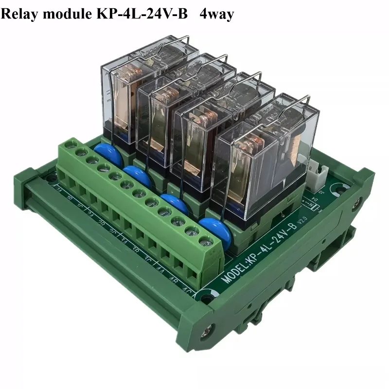 1pcs,4-channel relay module KP-4L-24V-B amplifier board DC24V NPN/PNP compatible