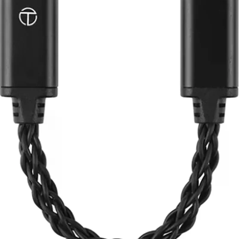 Upgrade Cable with Built-in DAC Amp for TRN TE PRO Phones: 8-Strand Silver Plated Wire Type C to Type C