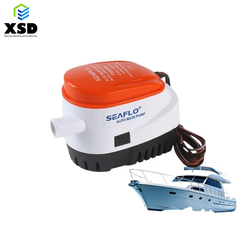 12V 24V  1100GHP Submersible Bilge Pump for Cruise Ship Yacht Marine Water Drainage with Automatic Start/Stop