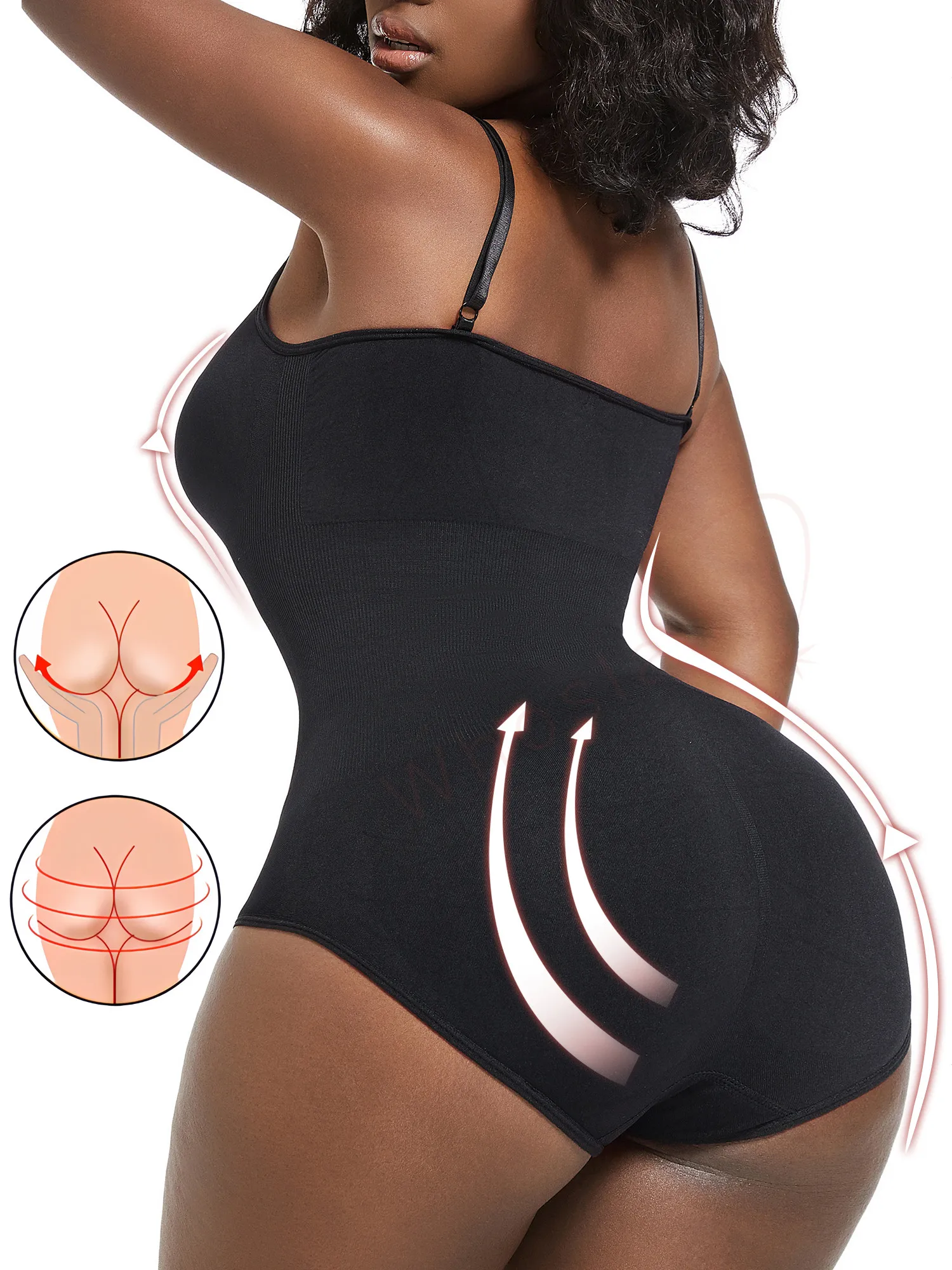 ملابس داخلية غير ملحومة للنساء ، تحكم في البطن ، بذلات داخلية للتنحيف ، مشد الجسم ، مدرب الخصر ، مقاس كبير ، ملابس داخلية ضيقة