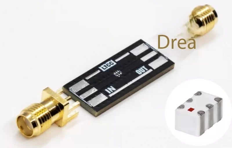 LTCC HFCW Series Ceramic Filter Test Board, RF Empty PCB (High Freq)