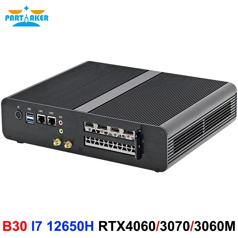 

2024 мини игровой ПК par57, Intel Core I7-12700H DDR5 DDR4 NVMe Windows 11, игровой компьютер WiFi6