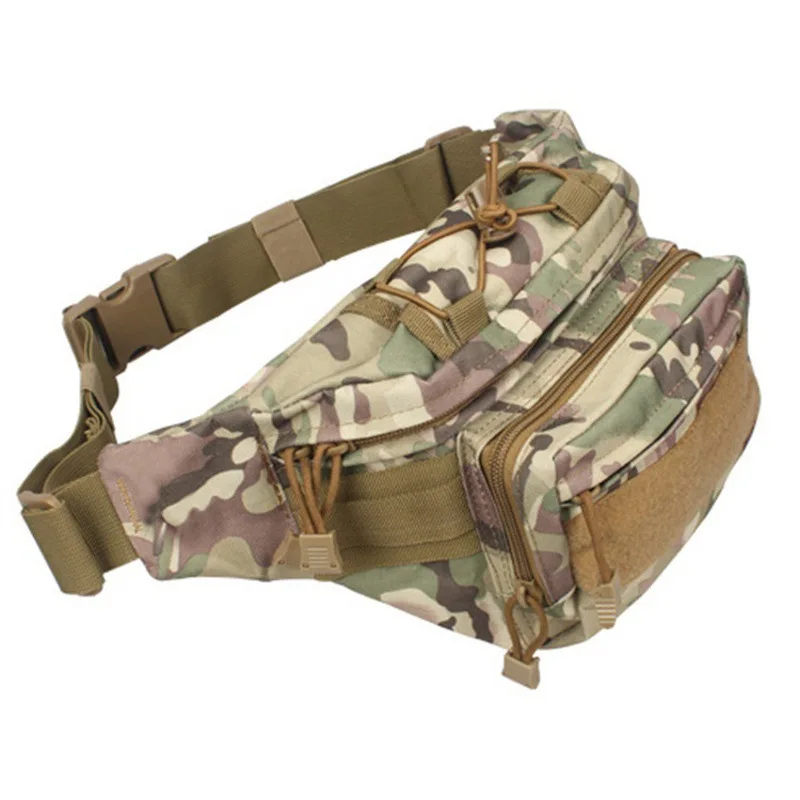 Tactical Crossbody Waist Bag Multifunction Running Pouch for Hiking Cycling Hunting Outdoor Training and Travel view 4