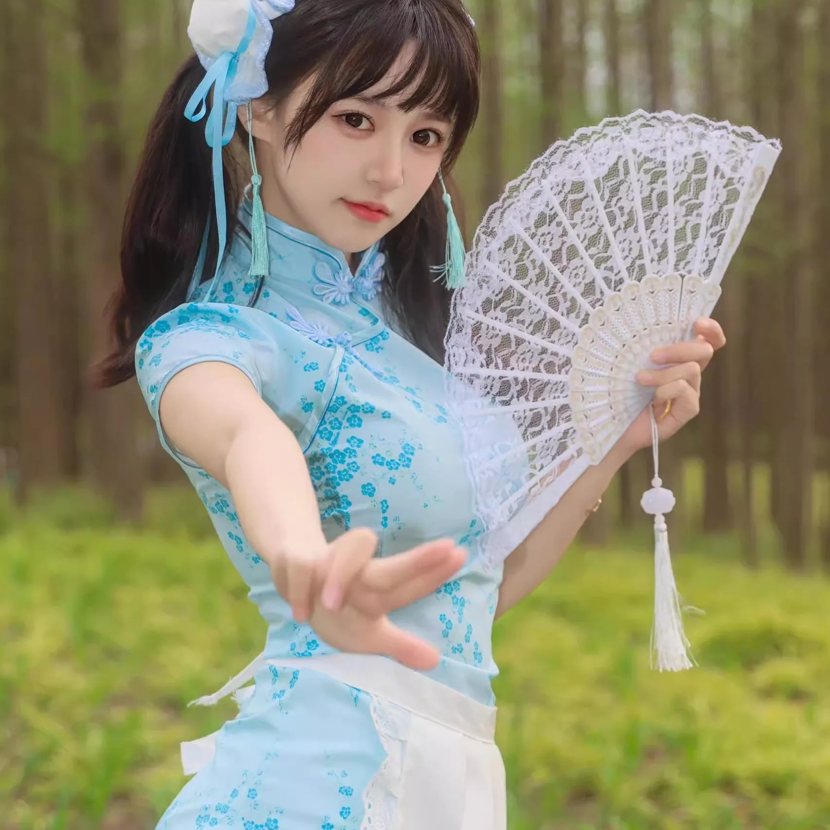 Novo chinês sle dr loween cisas cosplay orm macio menina empregada saia ort uso diário