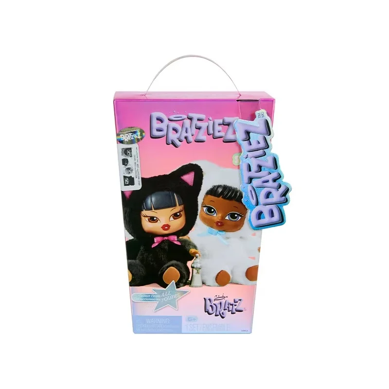 Originele Mga Bratz Bratziez Sleutelhanger Blind Box Bunny Outfit Anime Figuur Zwarte Kat Outfit Mystery Box Model Ornament Op Voorraad
